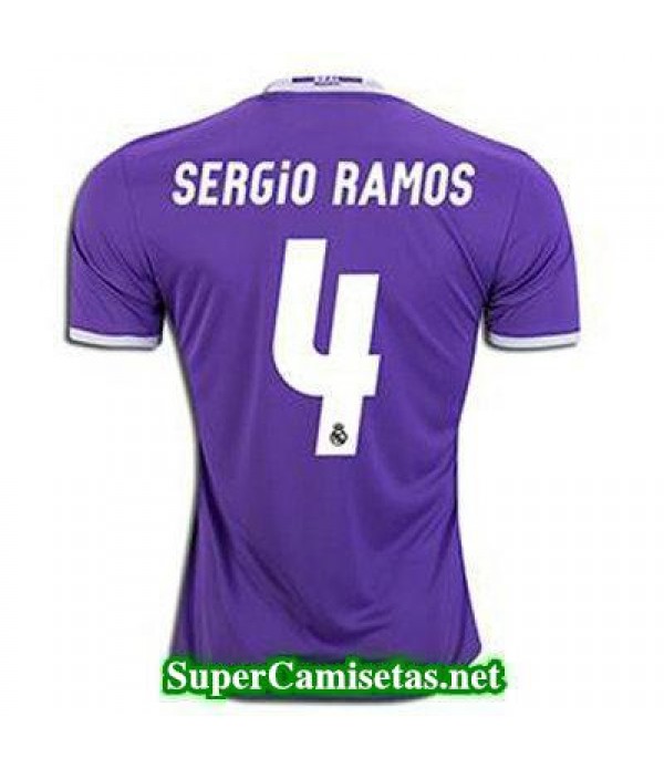 Segunda Equipacion Camiseta Real Madrid SERGIO RAMOS 2016/17