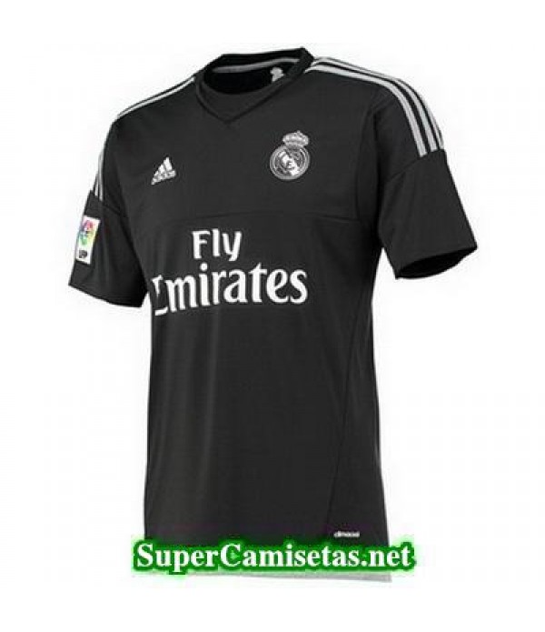Tailandia Portero Equipacion Camiseta Real Madrid negro 2015/16