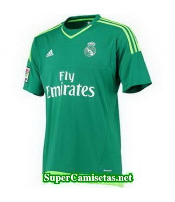 Tailandia Portero Equipacion Camiseta Real Madrid verde 2015/16