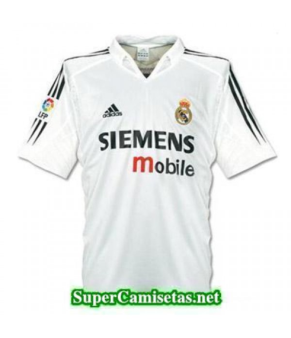 Tailandia Primera Equipacion Camiseta Real Madrid clasicas 2004-2005