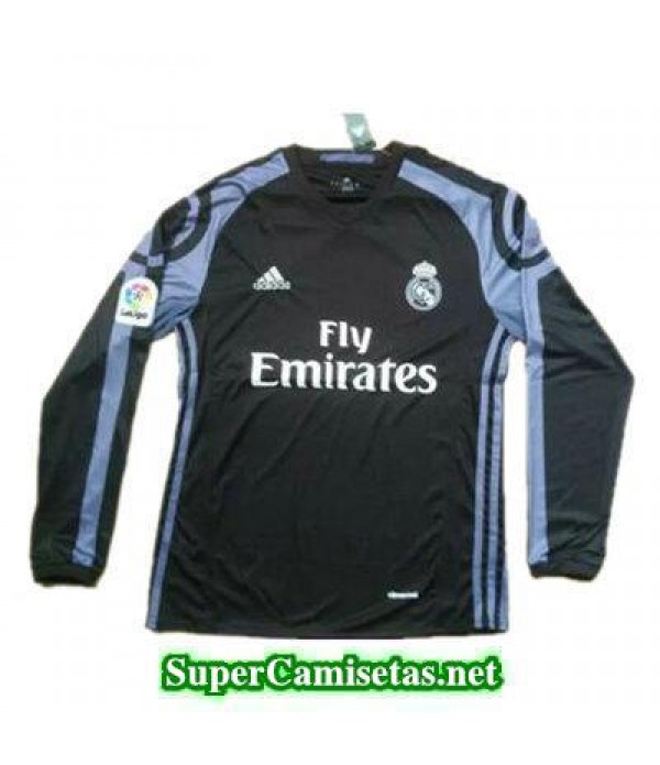 Tercera Equipacion Camiseta Real Madrid Manga Larga 2016/17