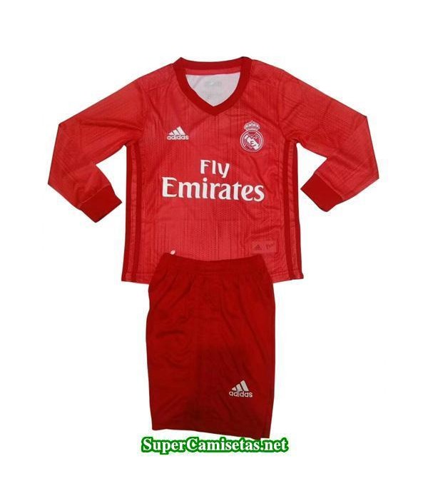 Tercera Equipacion Camiseta Real Madrid ML Ninos 2018/19