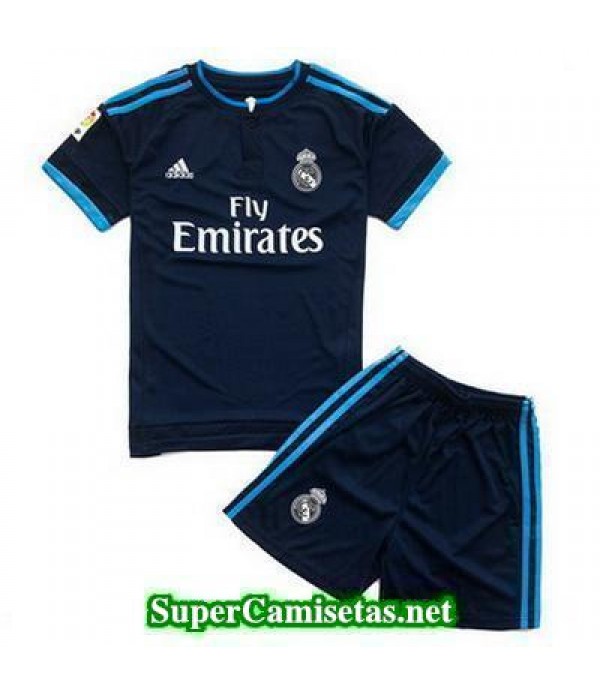 Tercera Equipacion Camiseta Real Madrid Ninos 2015/16