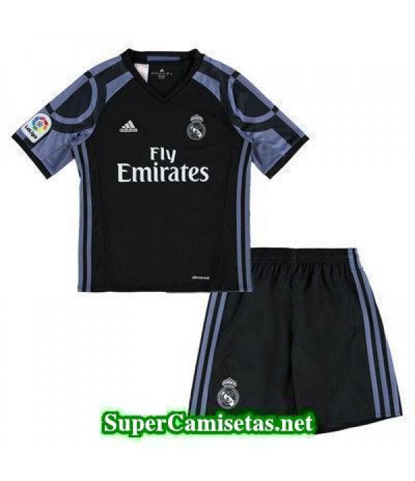 Tercera Equipacion Camiseta Real Madrid Ninos 2016/17