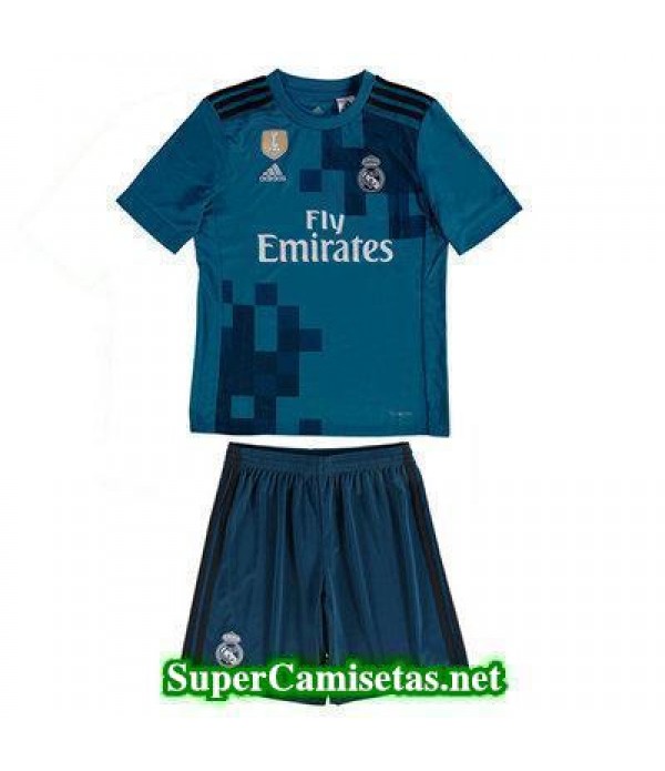 Tercera Equipacion Camiseta Real Madrid Ninos 2017/18