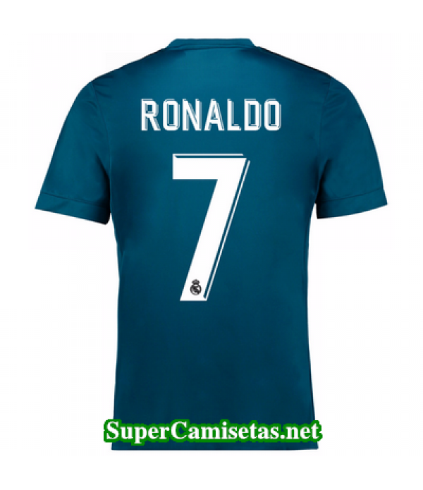 Tercera Equipacion Camiseta Real Madrid Ronaldo 2017/18