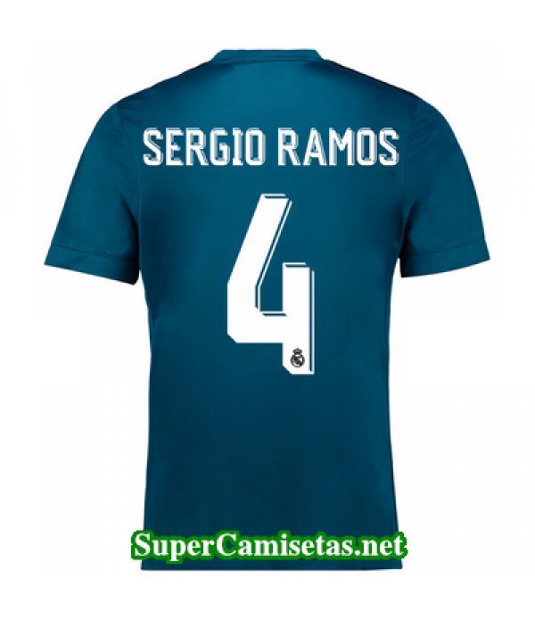 Tercera Equipacion Camiseta Real Madrid Sergio Ramos 2017/18