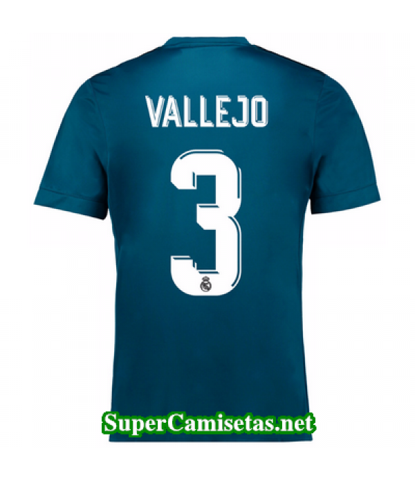 Tercera Equipacion Camiseta Real Madrid Vallejo 2017/18