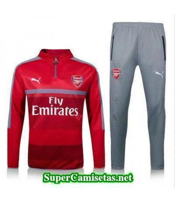 Camiseta entrenamiento Arsenal ML rojo 2016 2017