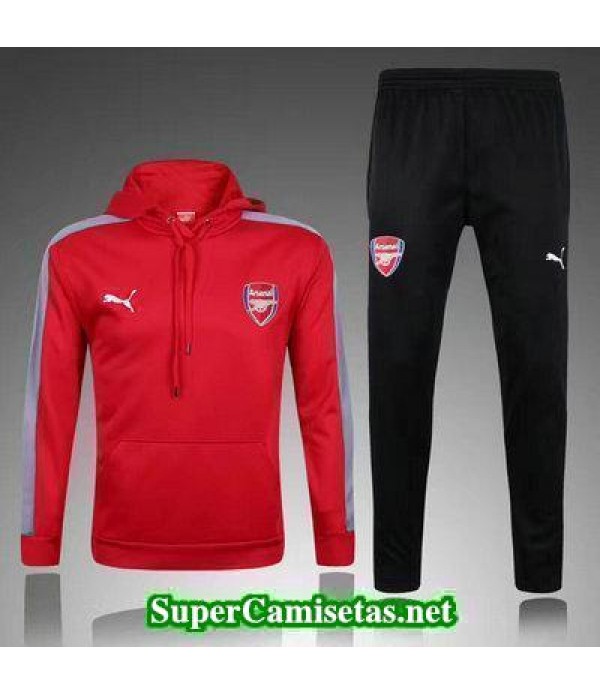 Camiseta entrenamiento Arsenal ML rojo 2017 2018