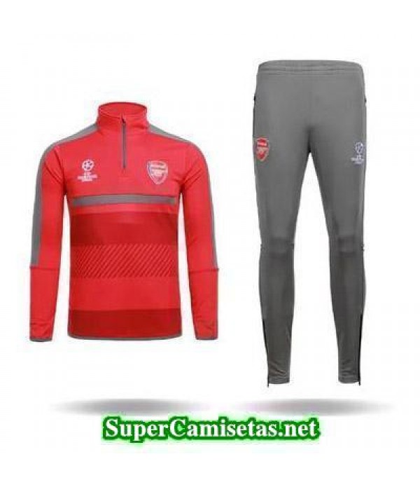 Camiseta entrenamiento Arsenal ML UCL rojo 2016 2017