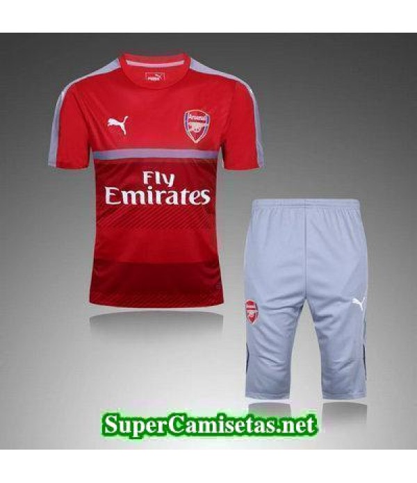 camiseta entrenamiento Arsenal rojo-01 2017 2018