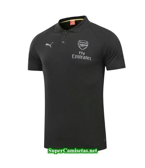 Camiseta polo Arsenal Negro 2017 2018