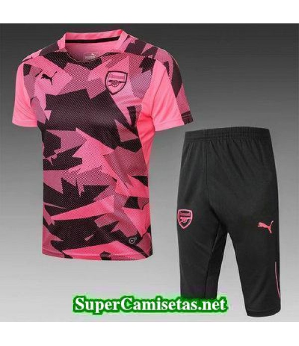 camiseta pre-partido Arsenal Rosa 2017 2018