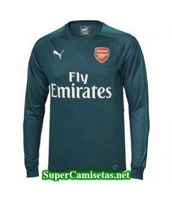 Portero Equipacion Camiseta Arsenal Manga Larga verde 2017/18