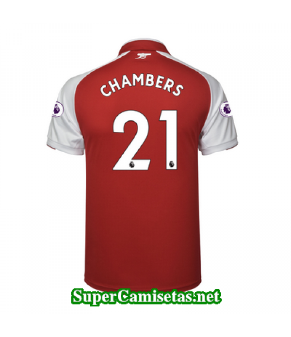 Primera Equipacion Camiseta Arsenal Chambers 2017/18