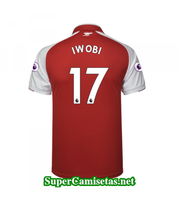 Primera Equipacion Camiseta Arsenal Iwobi 2017/18