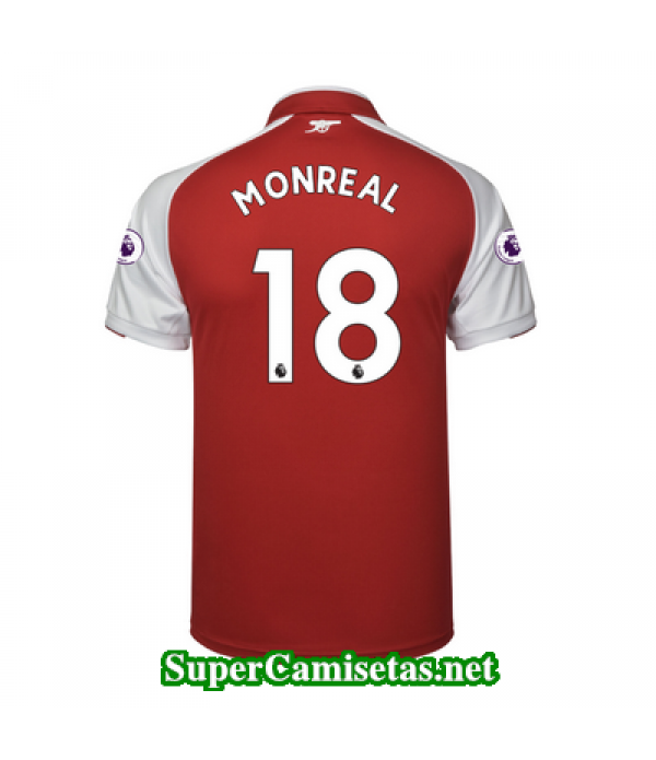 Primera Equipacion Camiseta Arsenal Monreal 2017/18