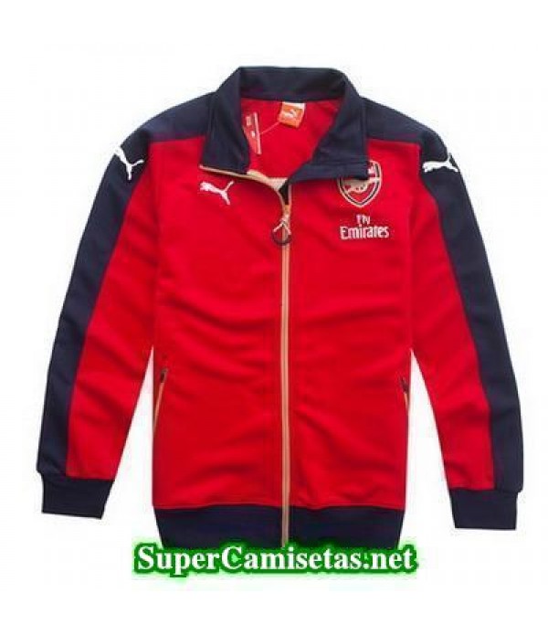 Rojo Chaquetas Arsenal 2015 2016 baratas