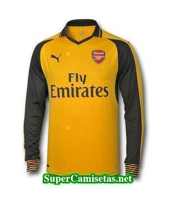 Segunda Equipacion Camiseta Arsenal Manga Larga 2016/17