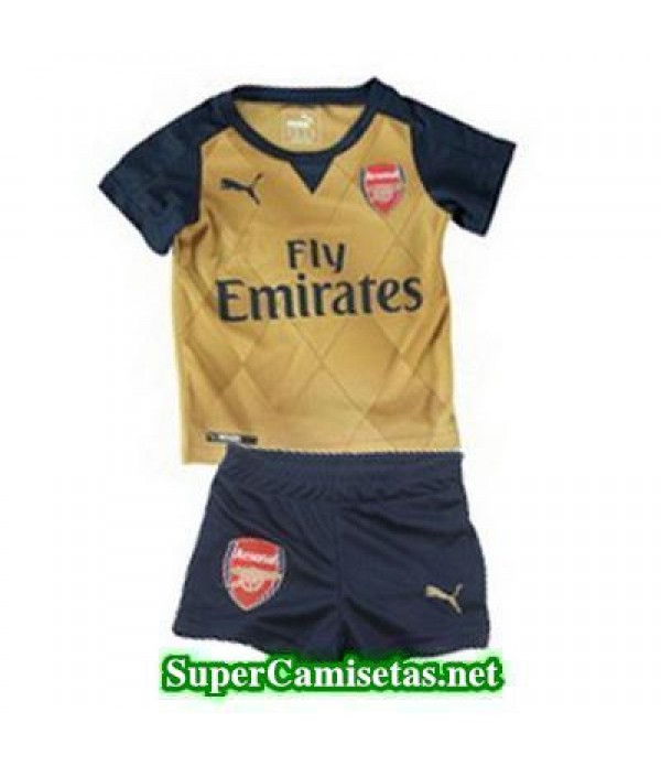 Segunda Equipacion Camiseta Arsenal Ninos 2015/16