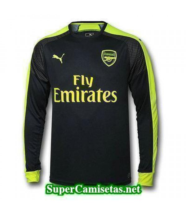 Tercera Equipacion Camiseta Arsenal Manga Larga 2016/17