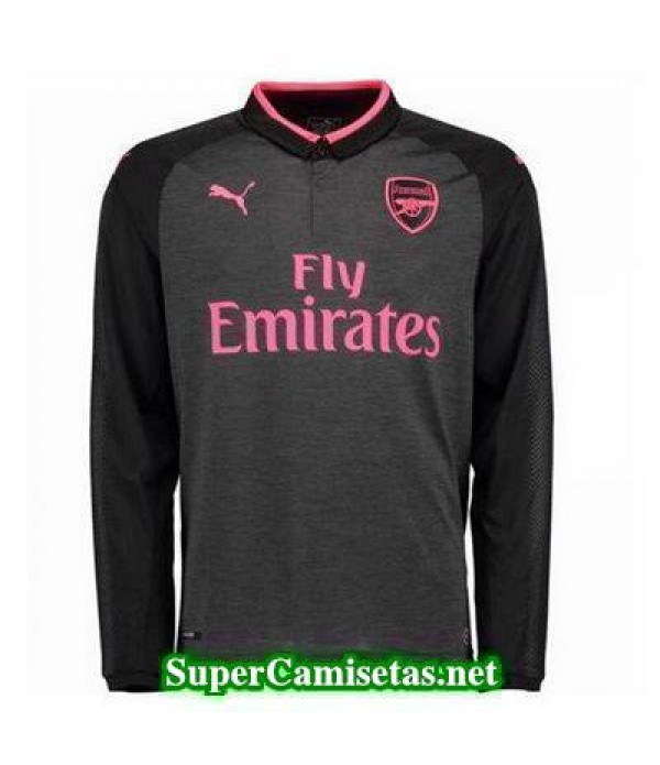 Tercera Equipacion Camiseta Arsenal Manga Larga 2017/18