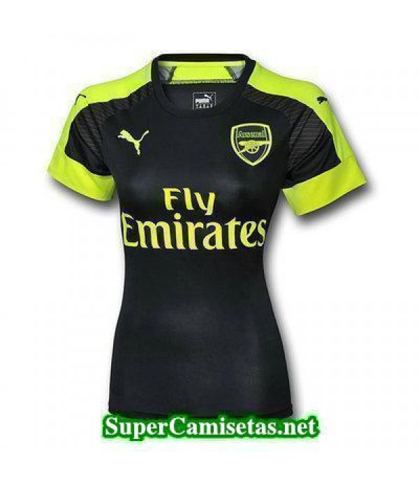 Tercera Equipacion Camiseta Arsenal Mujer 2016/17