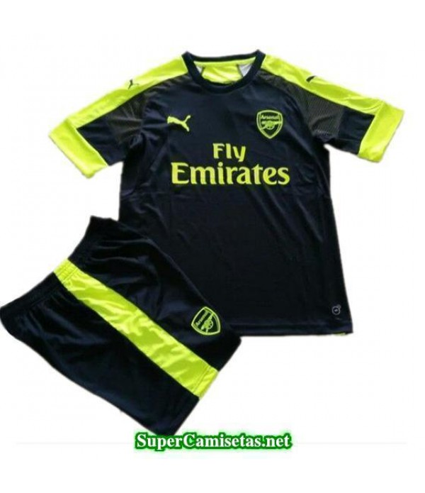 Tercera Equipacion Camiseta Arsenal Ninos 2016/17