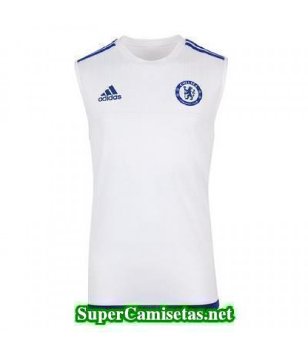 camiseta chaleco Chelsea Blanco 2015 2016