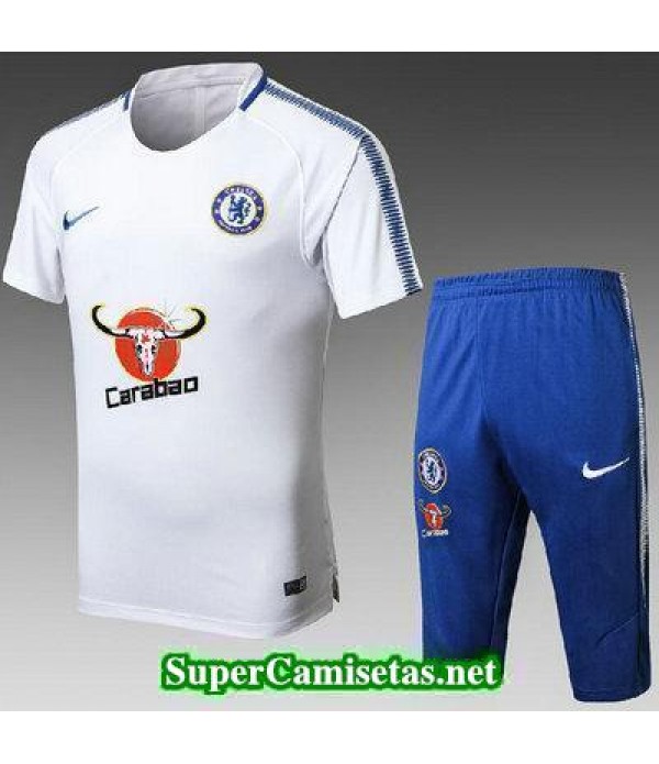 camiseta entrenamiento Chelsea blanco-01 2017 2018