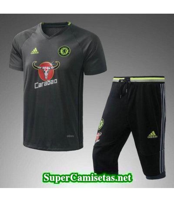 camiseta entrenamiento Chelsea gris 2017 2018