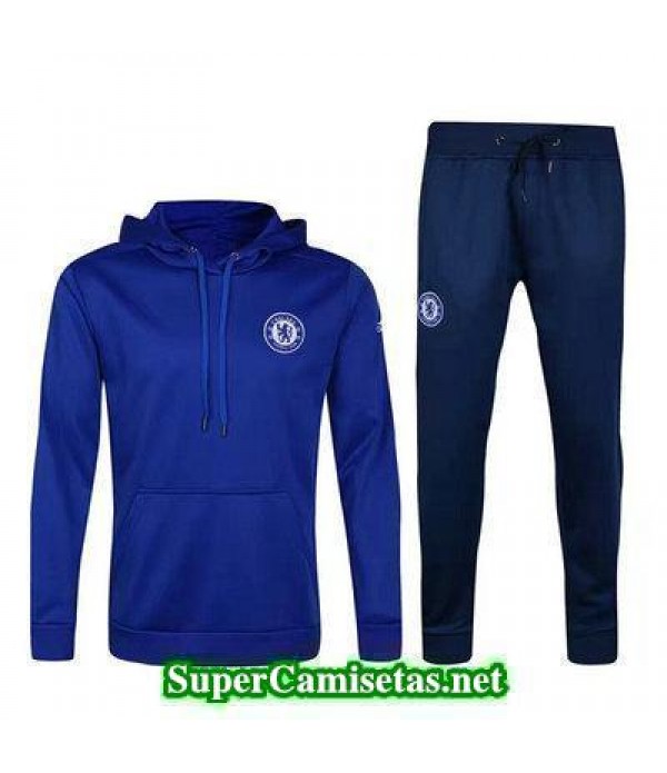 Camiseta entrenamiento Chelsea ML UCL Azul 2017 2018