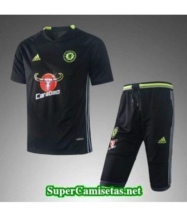 camiseta entrenamiento Chelsea negro 2017 2018