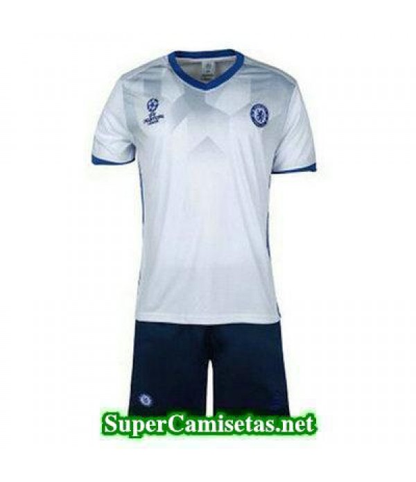 camiseta entrenamiento Chelsea UCL blanco 2017 2018