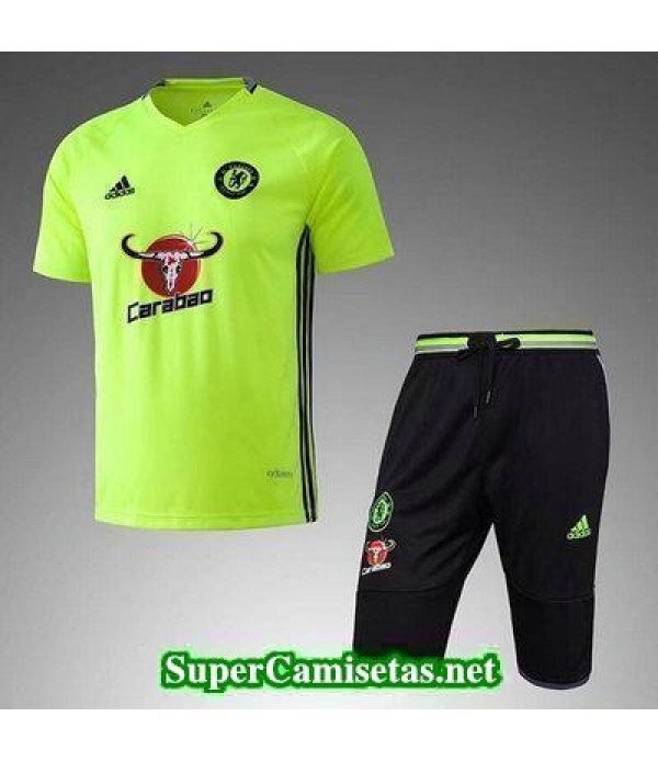 camiseta entrenamiento Chelsea verde 2017 2018