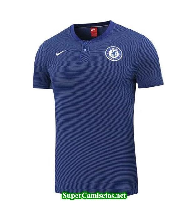 Camiseta polo Chelsea azul-01 2017 2018