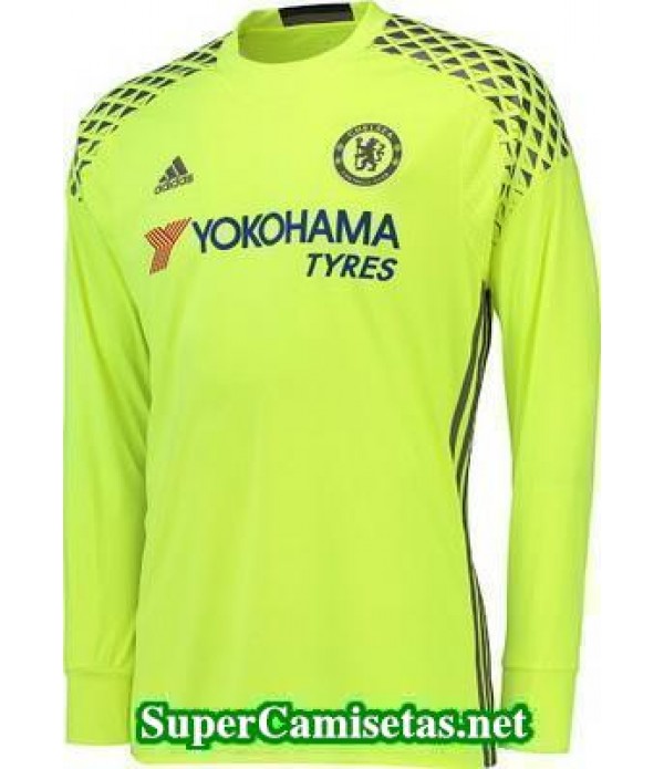 Portero Equipacion Camiseta Chelsea Manga Larga 2016/17