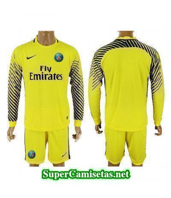 Portero Equipacion Camiseta Chelsea Manga Larga Amarillo 2017/18