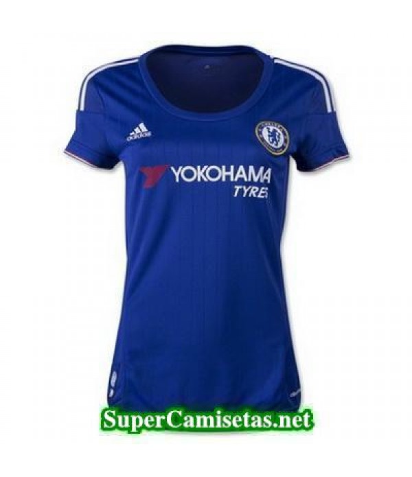 Primera Equipacion Camiseta Chelsea Mujer 2015/16