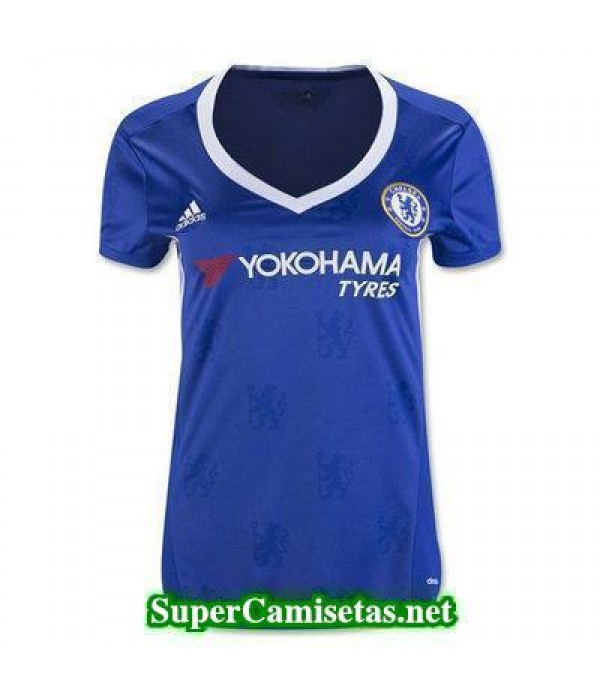 Primera Equipacion Camiseta Chelsea Mujer 2016/17