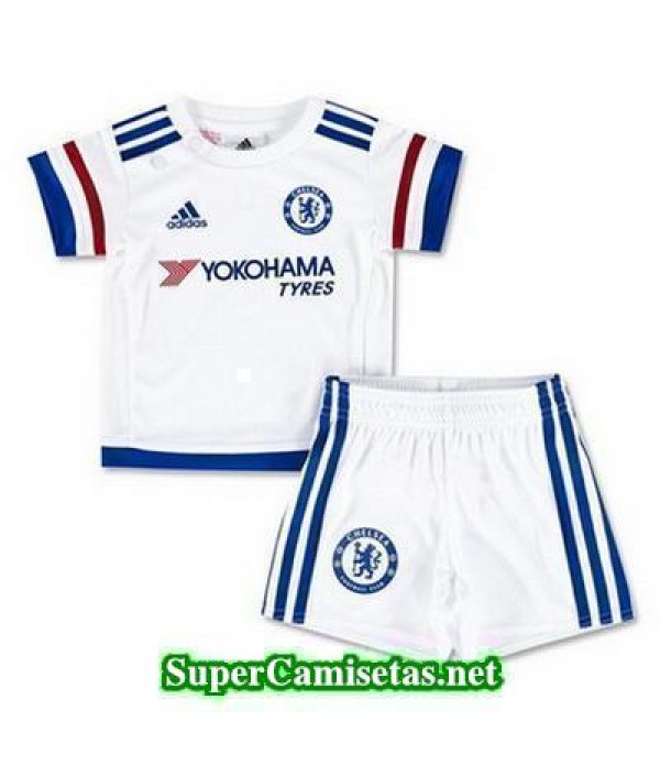 Segunda Equipacion Camiseta Chelsea Ninos 2015/16