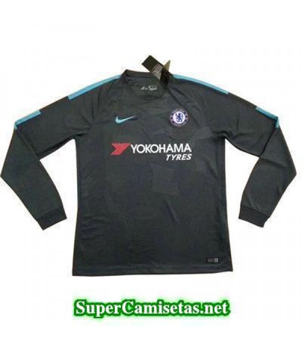Tercera Equipacion Camiseta Chelsea Manga Larga 2017/18