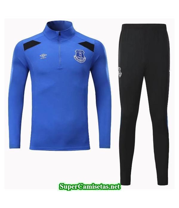 Camiseta entrenamiento Everton ML Azul 2017 2018