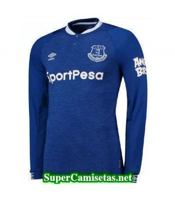 Primera Equipacion Camiseta Everton Manga Larga 2018/19