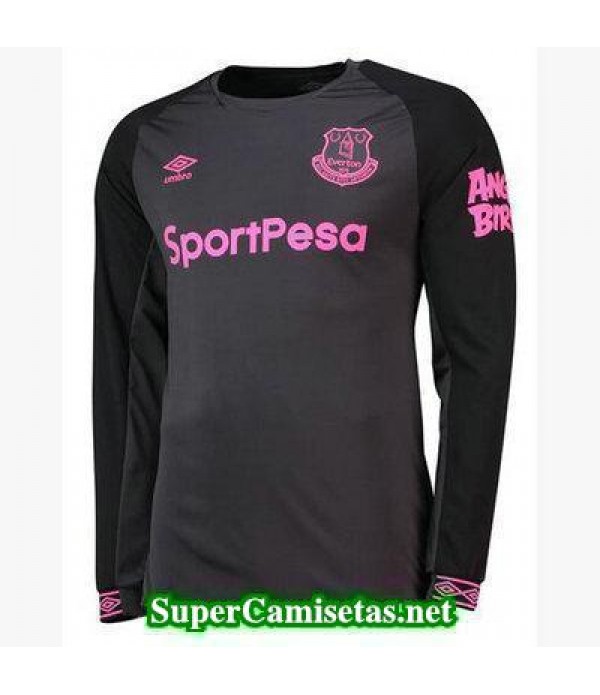 Segunda Equipacion Camiseta Everton Manga Larga 2018/19