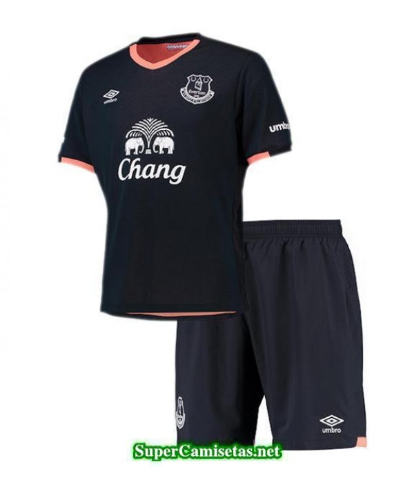 Segunda Equipacion Camiseta Everton Ninos 2016/17
