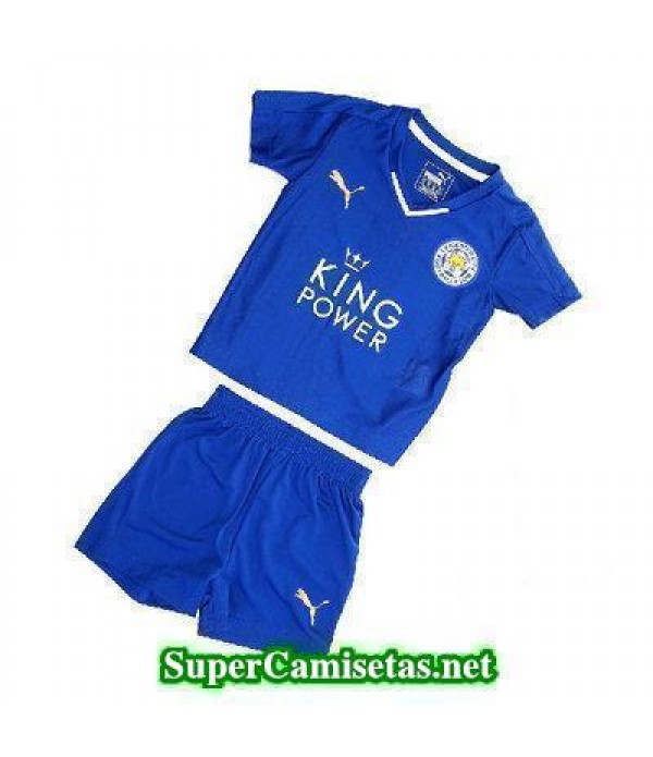 Primera Equipacion Camiseta Leicester City Ninos 2015/16