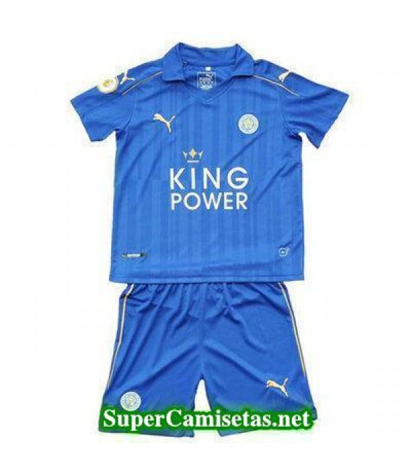 Primera Equipacion Camiseta Leicester City Ninos 2016/17