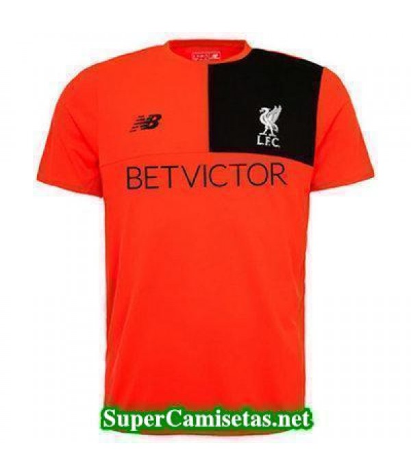 camiseta entrenamiento Liverpool amarillo 2016 2017